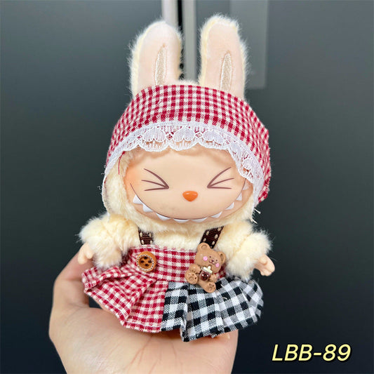 LBB Doll Clothes Set & Outfit Set for 17cm Dolls - Premium Fashion Dresses with Accessories, Just Clothes