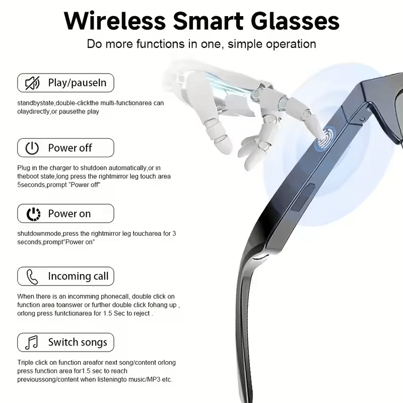 Last Day 49% OFF -🕶️ AI 100+ Languages Real-Time Translation Glasses(Buy 2 Free VIP Shipping)